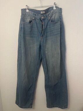 Simple Society distressed Y2K wide leg jeans
